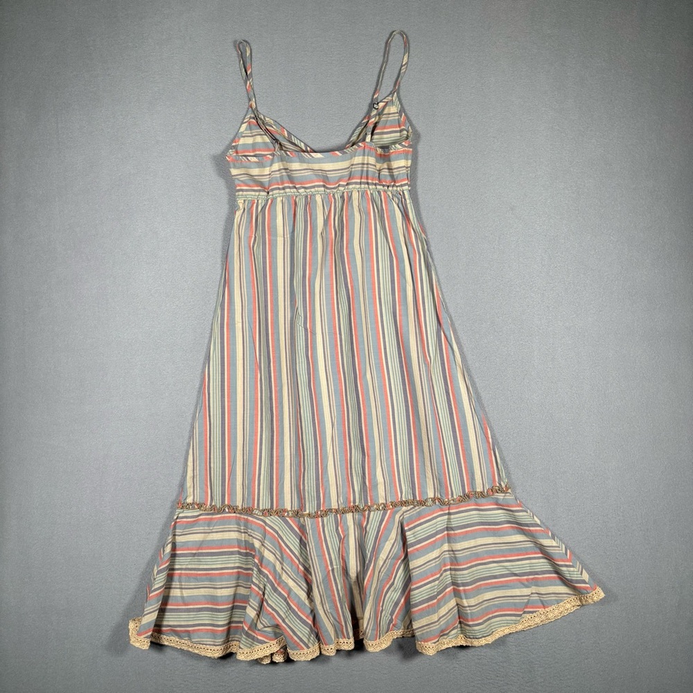 Free People Small Ruffled Sleeveless Spring Summer Sun Dress Women's Size 0 - Picture 9 of 10